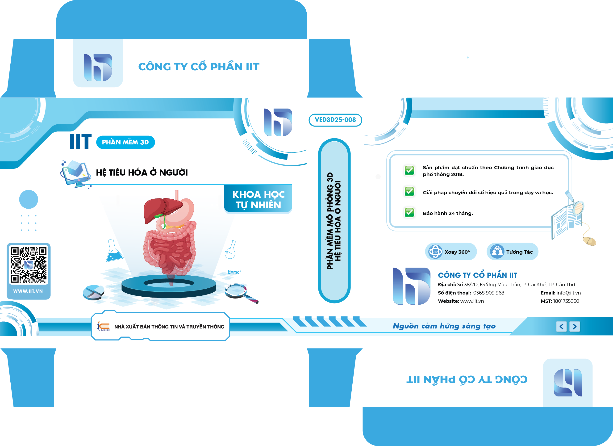 Phần mềm mô phỏng 3D hệ tiêu hóa ở người