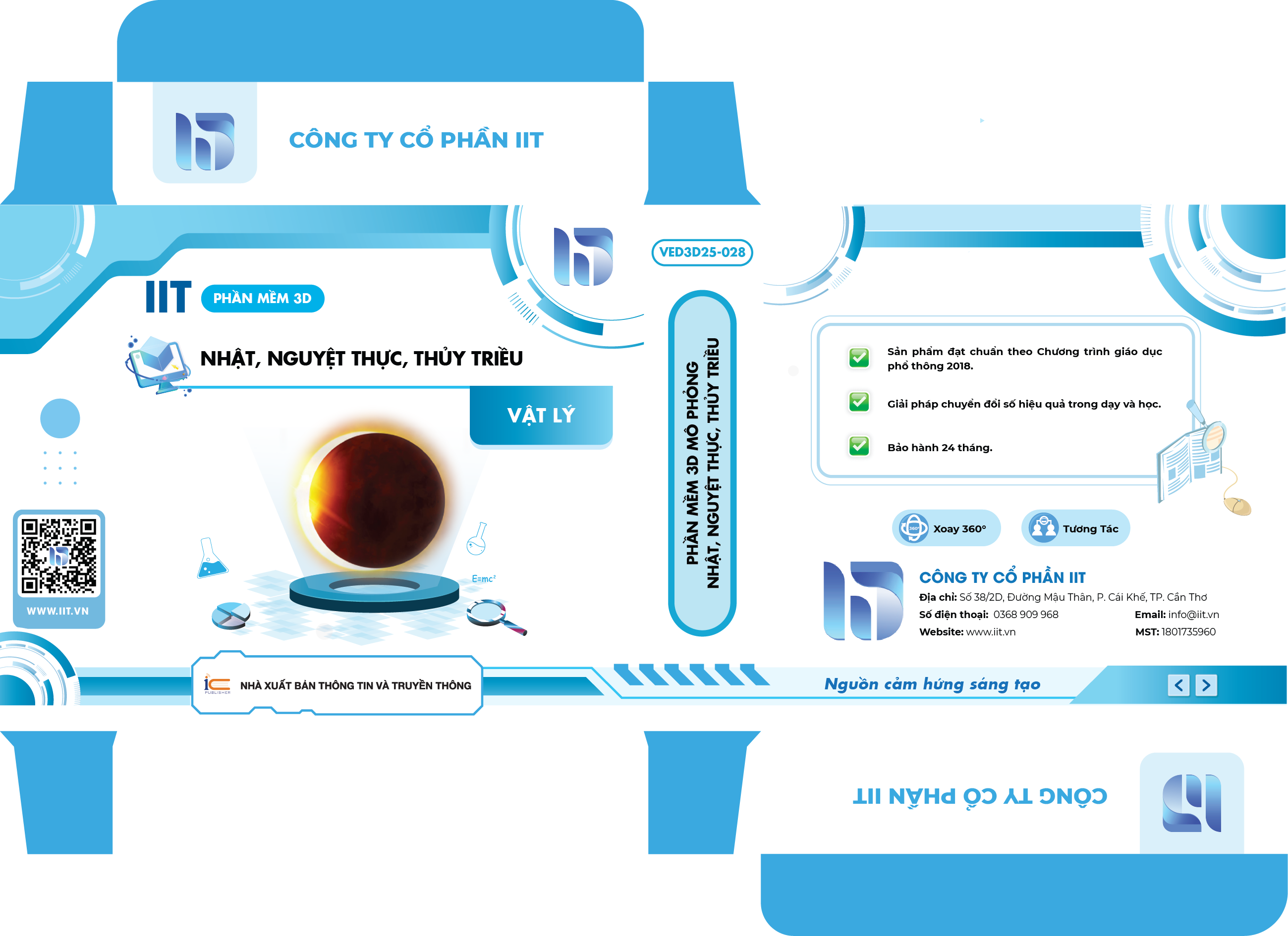 Phần mềm 3D mô phỏng nhật, nguyệt thực, thủy triều