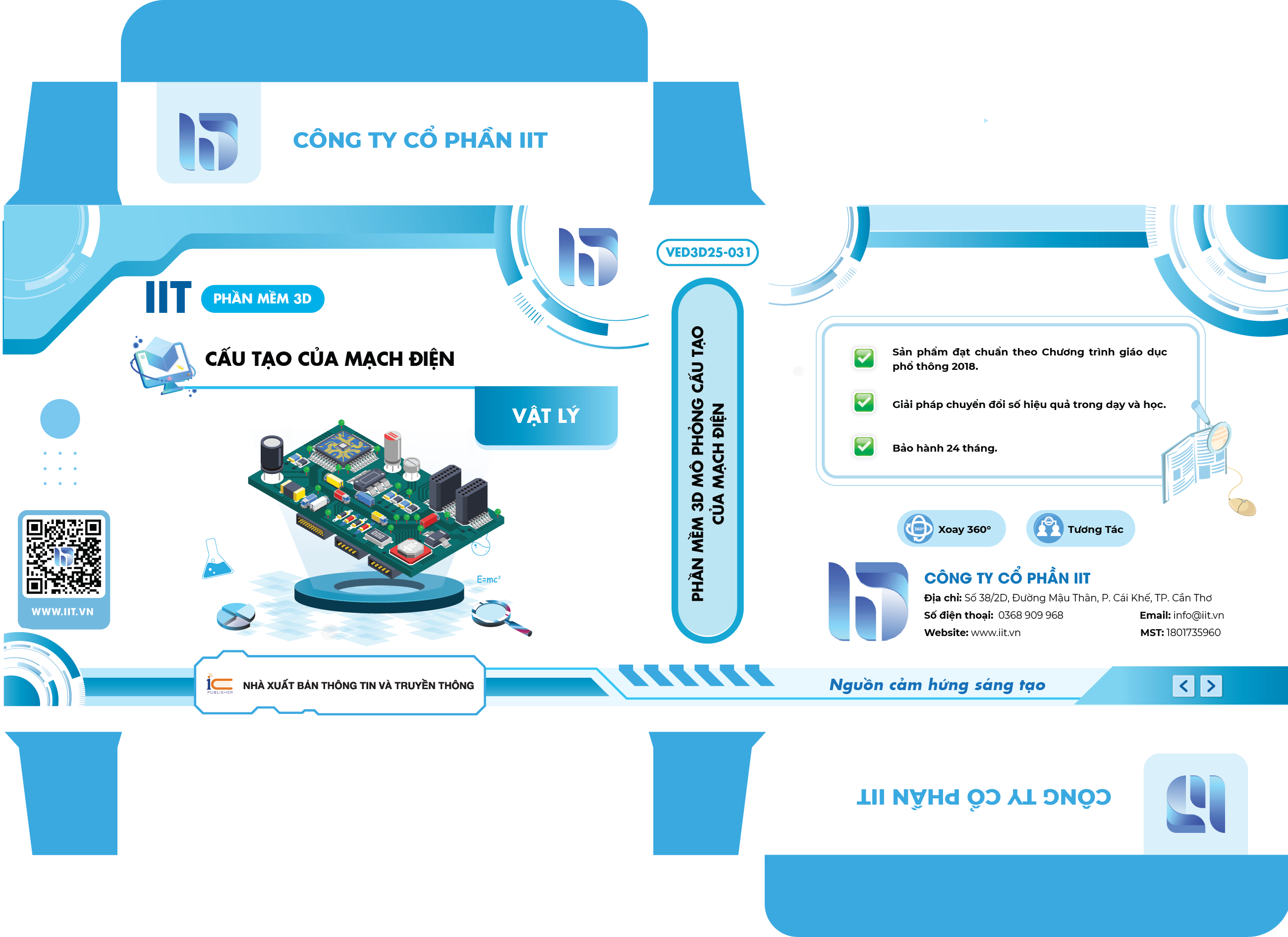 Phần mềm 3D mô phỏng cấu tạo của mạch điện
