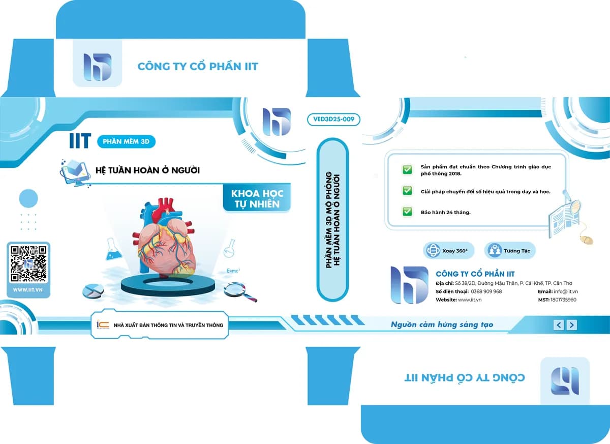 Phần mềm 3D mô phỏng hệ tuần hoàn ở người