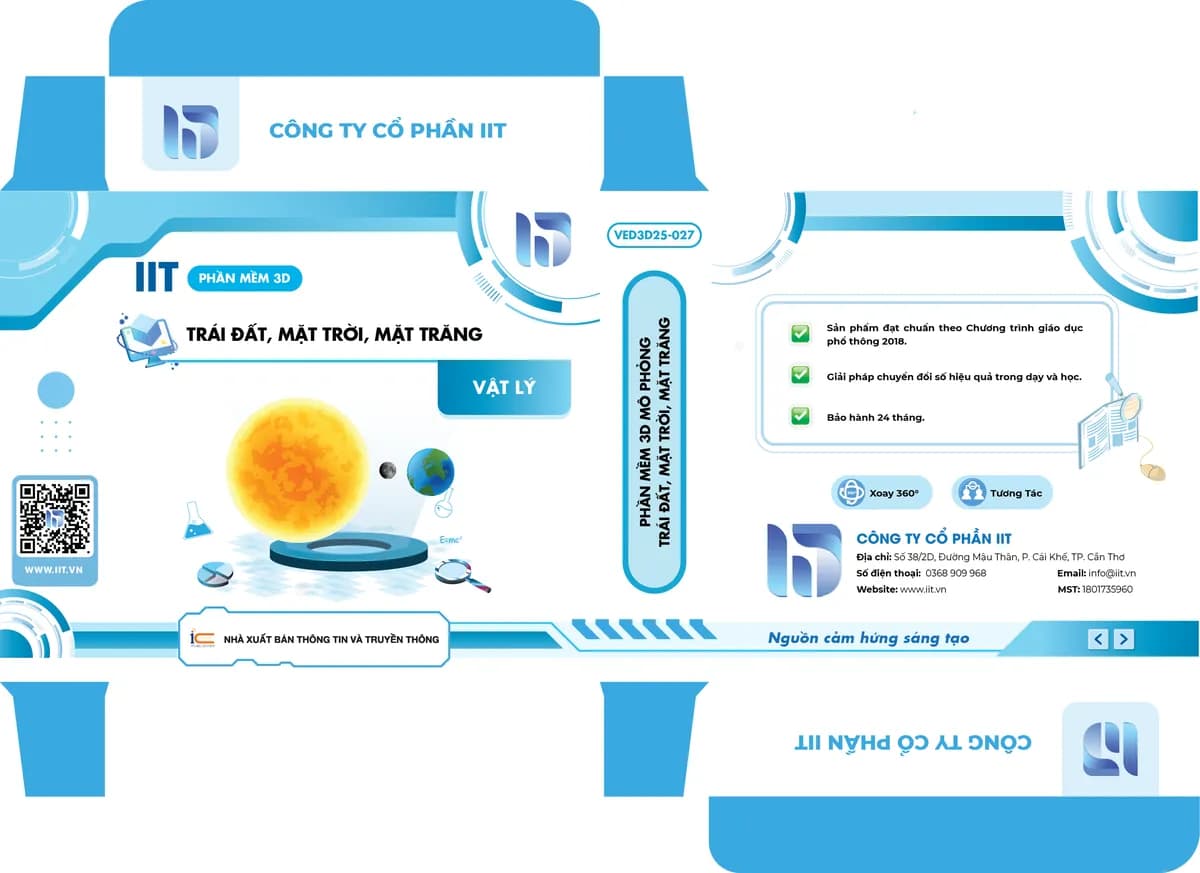 Phần mềm 3D mô phỏng Trái Đất, Mặt Trời, Mặt Trăng