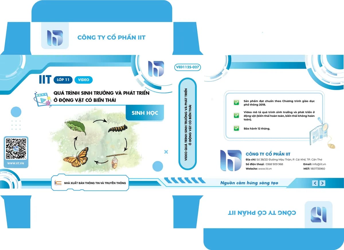 Video Quá trình sinh trưởng và phát triển ở động vật có biến thái