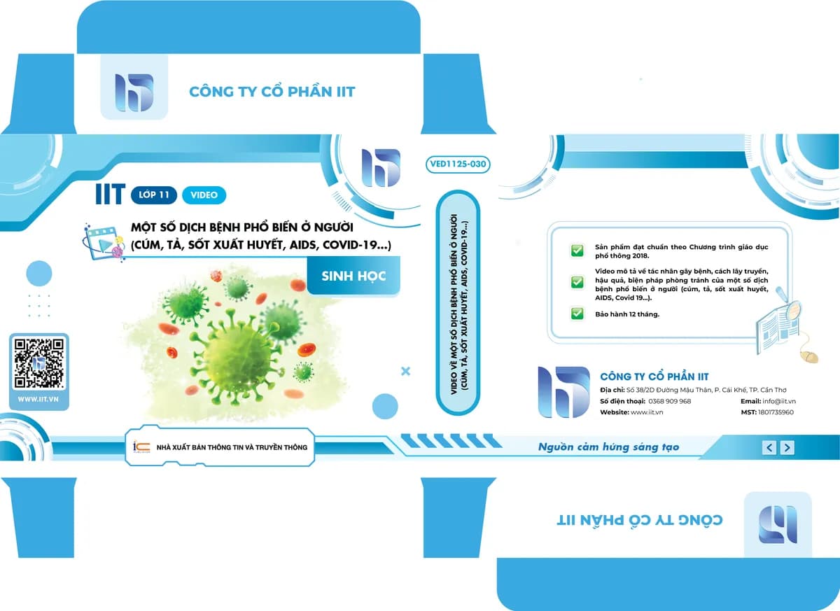 Video về một số dịch bệnh phổ biến ở người (cúm, tả, sốt xuất huyết, AIDS, Covid-19...)