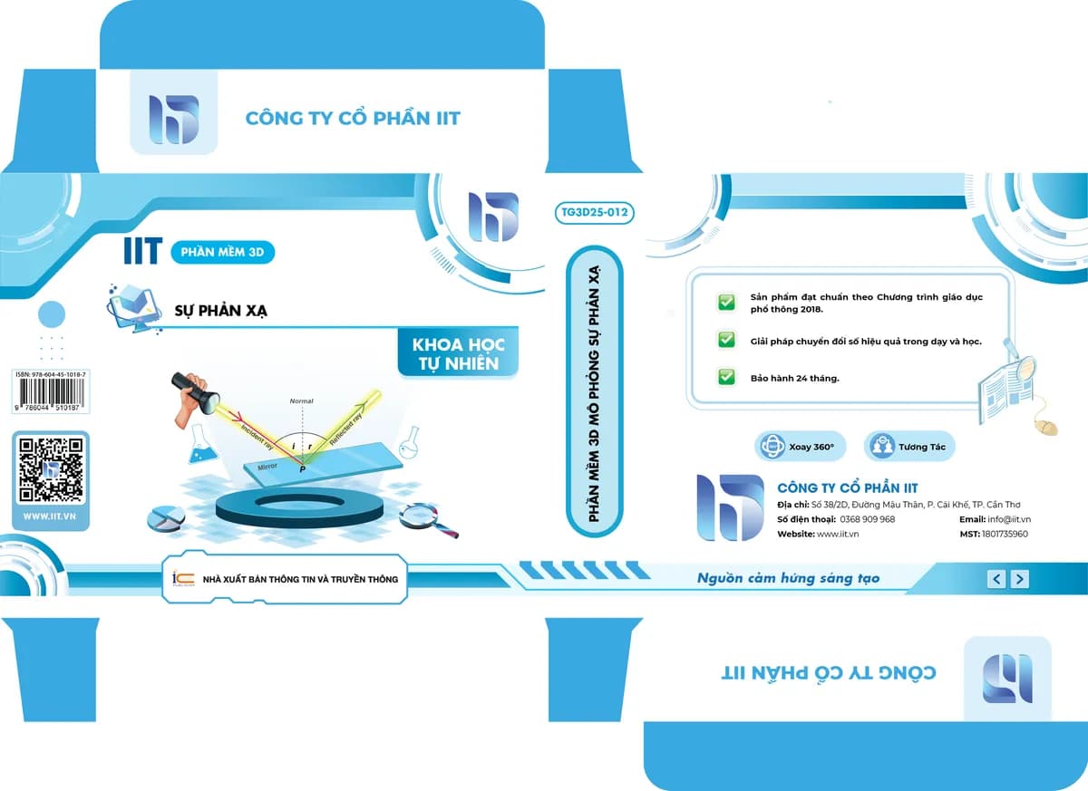 Phần mềm 3D mô phỏng sự phản xạ