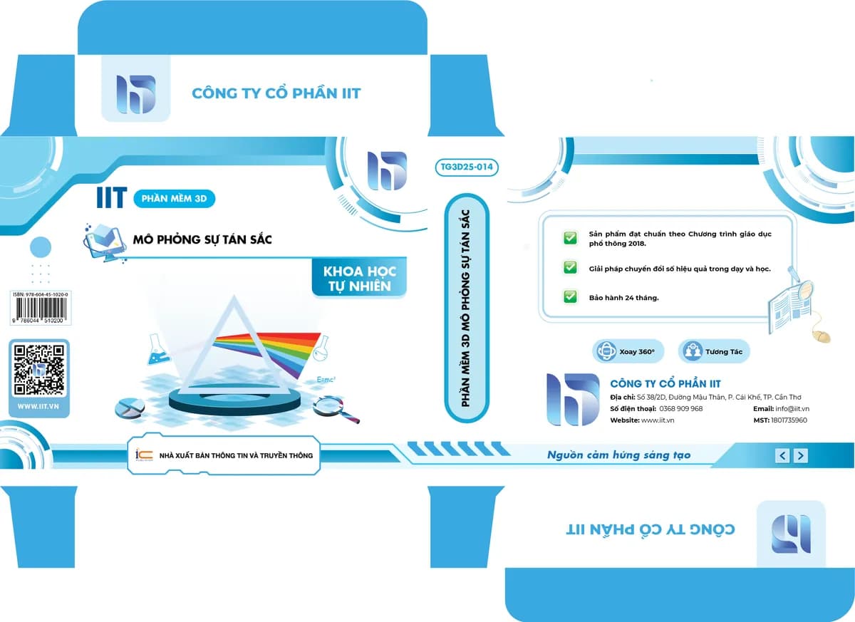 Phần mềm 3D mô phỏng sự tán sắc