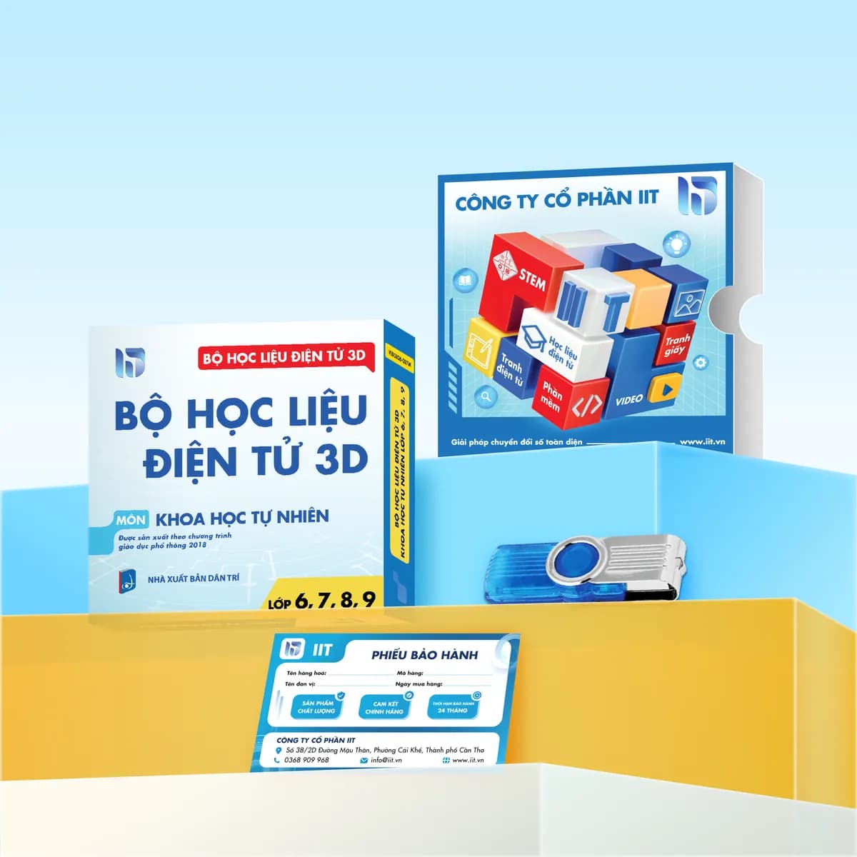 Bộ học liệu điện tử, 3D - Khoa Học Tự Nhiên lớp 6, 7, 8, 9