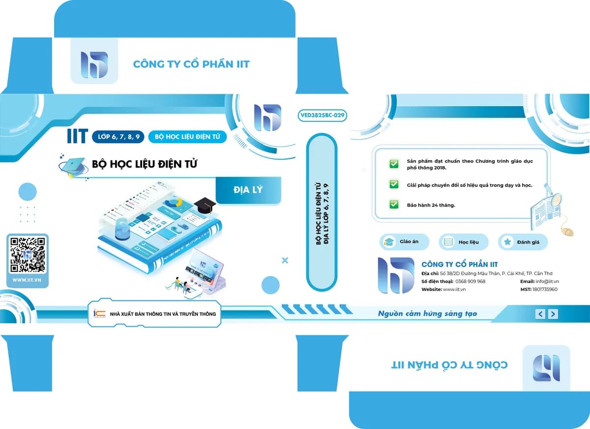 Bộ học liệu địa lý lớp 6 7 8 9