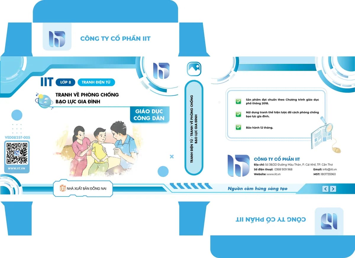 Tranh điện tử - Tranh về phòng chống bạo lực gia đình