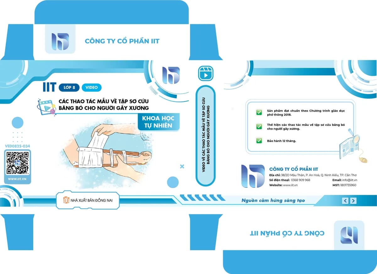 Video về các thao tác mẫu về tập sơ cứu băng bó cho người gãy xương
