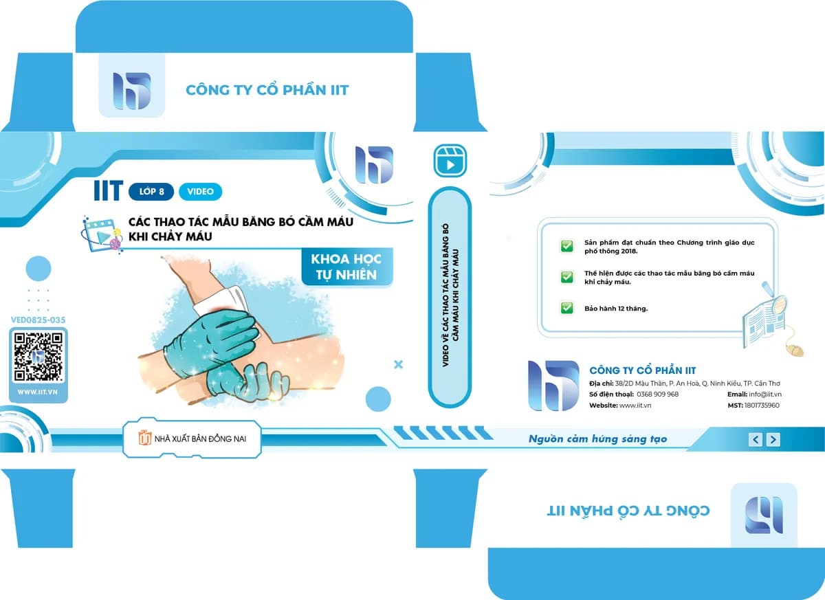 Video về các thao tác mẫu băng bó cầm máu khi chảy máu
