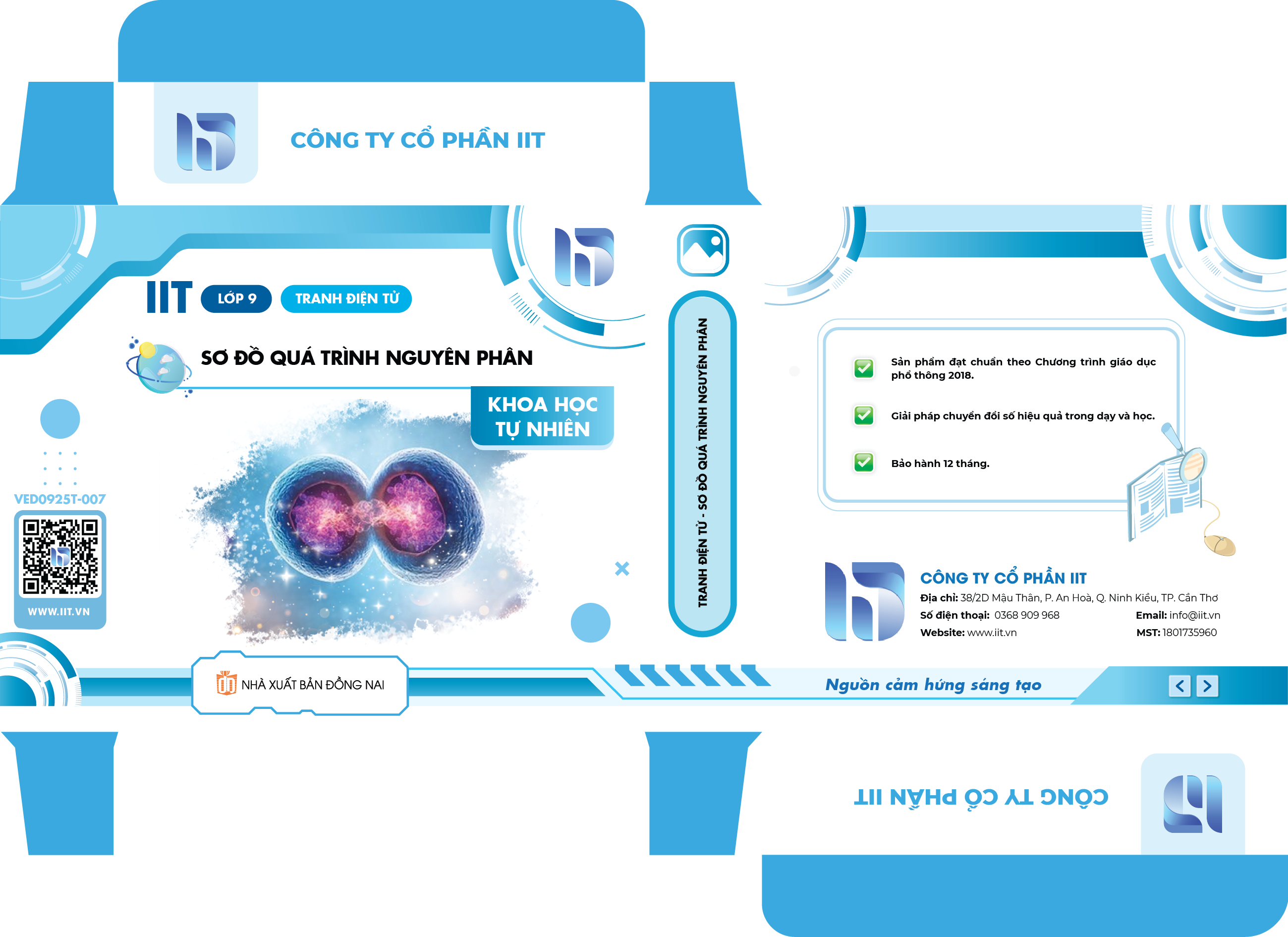 Tranh điện tử - Sơ đồ quá trình nguyên phân