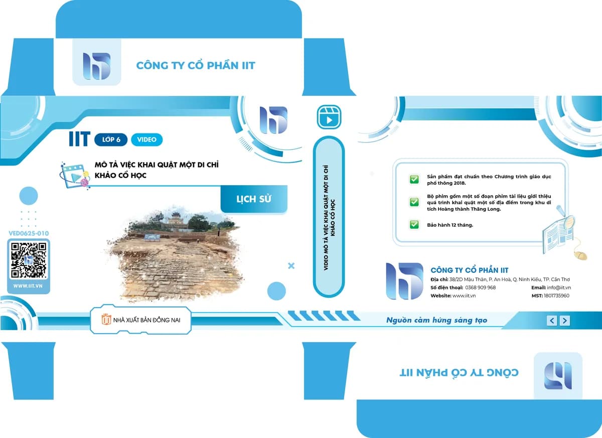 Video mô tả việc khai quật một di chỉ khảo cổ học