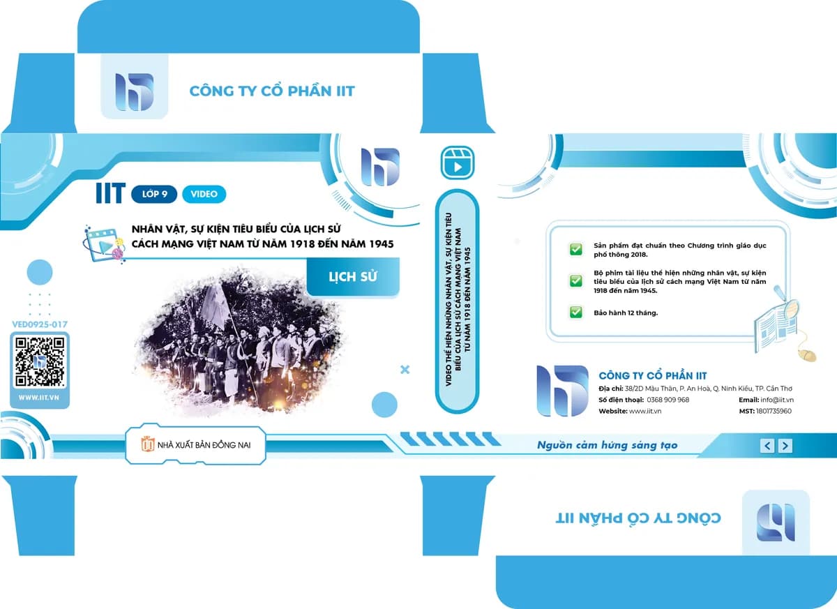 Video thể hiện những nhân vật, sự kiện tiêu biểu của lịch sử cách mạng Việt Nam từ năm 1918 đến năm 1945
