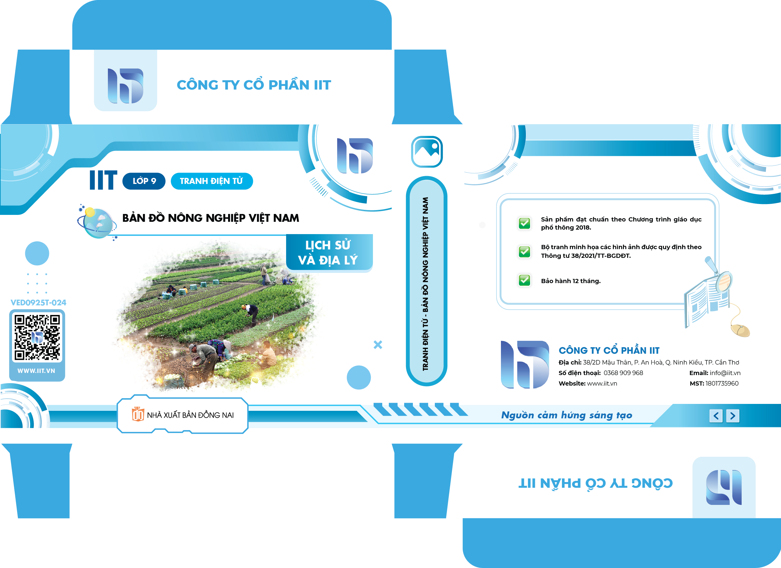 Tranh điện tử - Bản đồ nông nghiệp Việt Nam