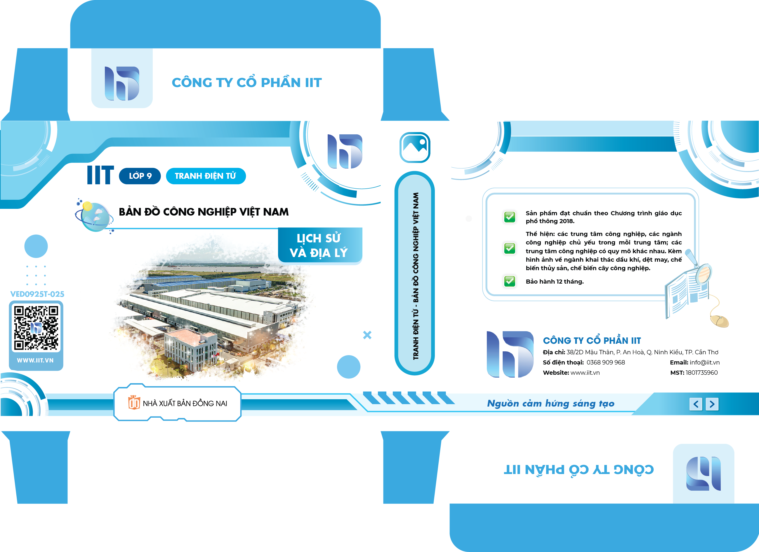 Tranh điện tử - Bản đồ công nghiệp Việt Nam
