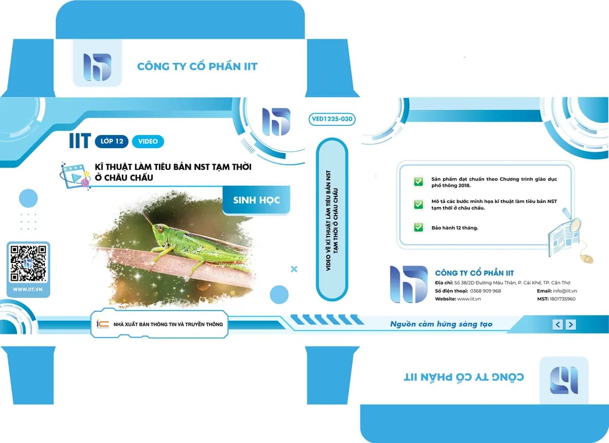 Video về kĩ thuật làm tiêu bản NST tạm thời ở châu chấu