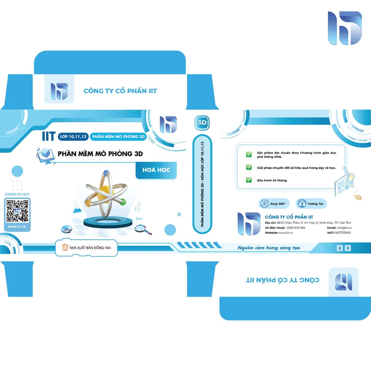 Phần mềm mô phỏng 3D - Hóa học lớp 10,11,12