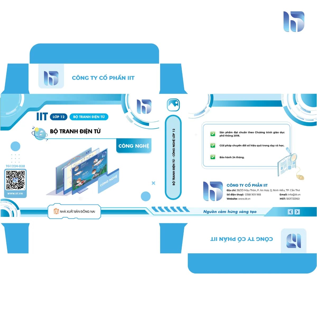 Bộ tranh điện tử - Công nghệ lớp 12