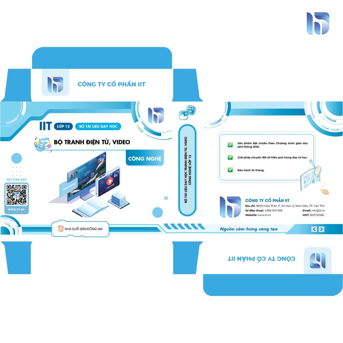 Bộ tài liệu dạy học tranh điện tử, video - Công Nghệ lớp 12