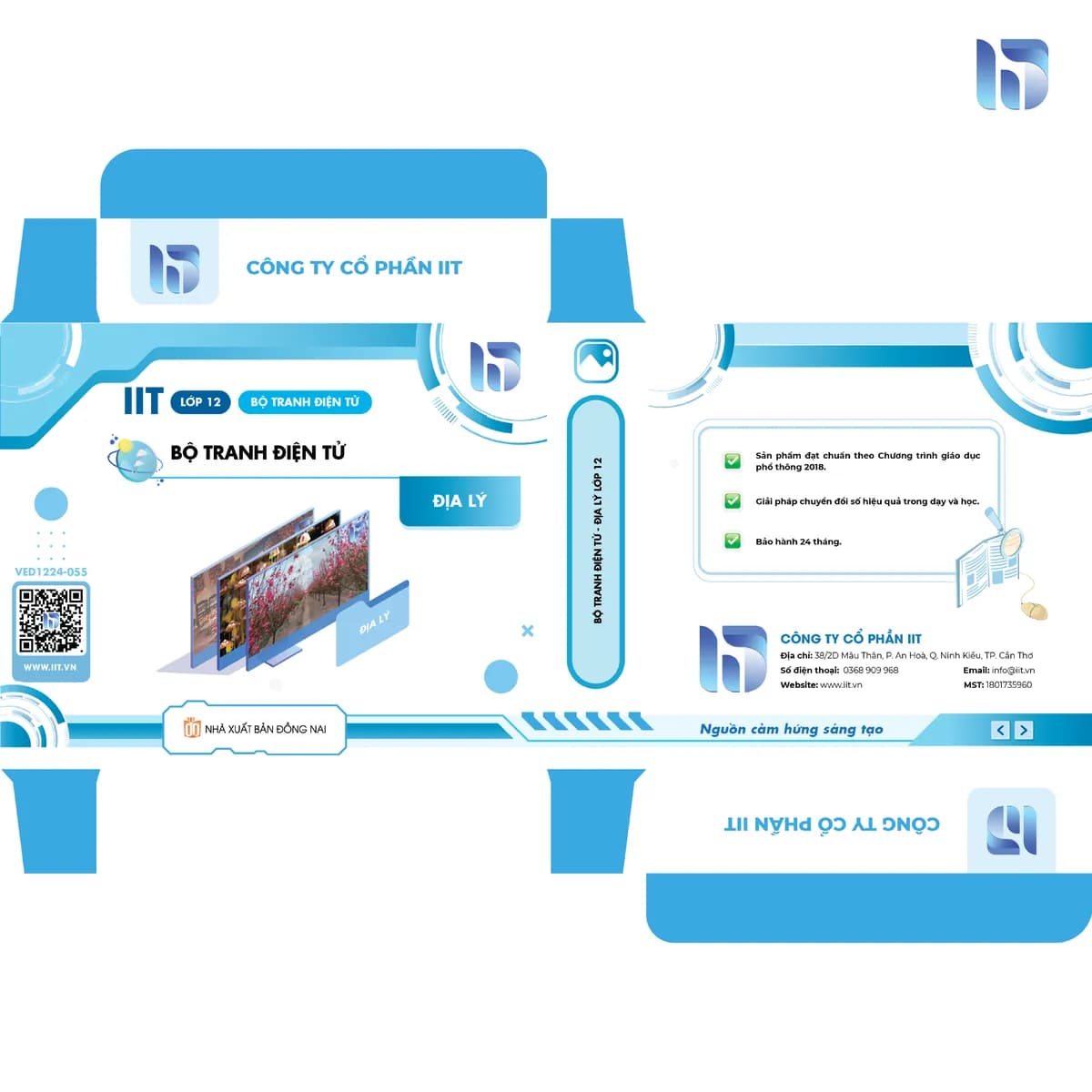 Bộ tranh điện tử - Địa Lý lớp 12