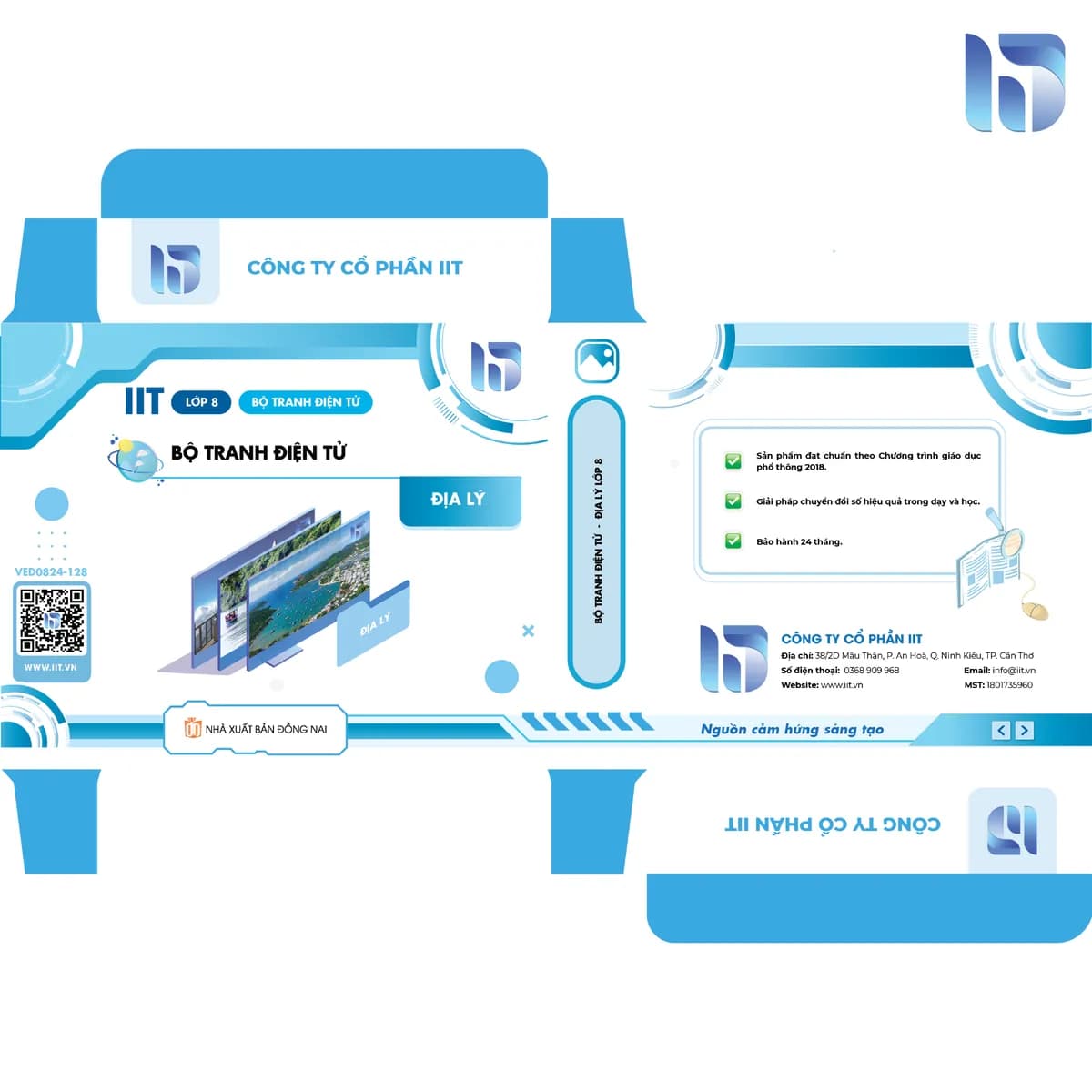 Bộ tranh điện tử  -  Địa Lý lớp 8