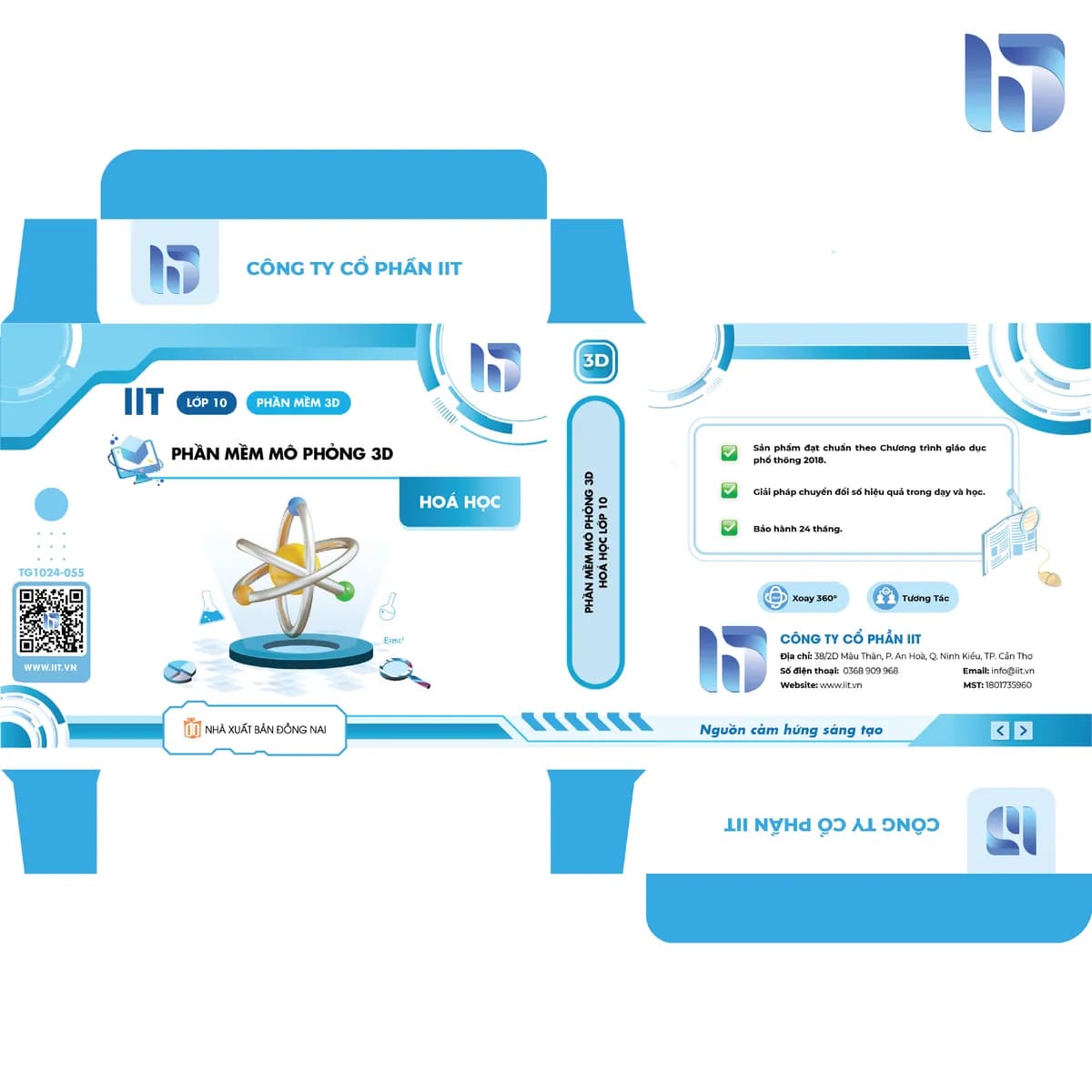 Phần mềm mô phỏng 3D - Hóa Học lớp 10