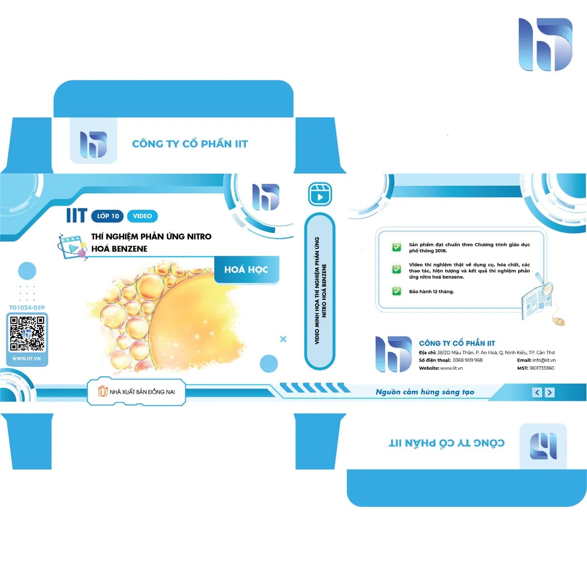 Video minh họa thí nghiệm phản ứng nitro hoá benzene