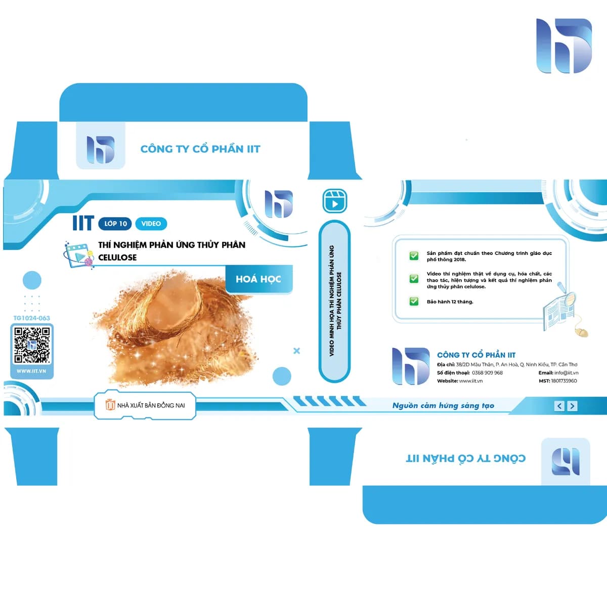 Video minh họa thí nghiệm phản ứng thủy phân celulose