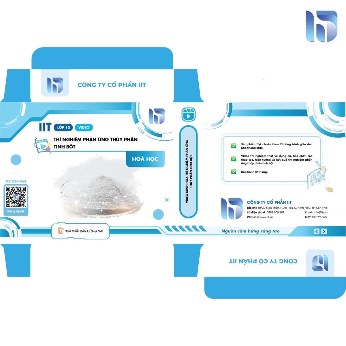Video minh họa thí nghiệm phản ứng thủy phân tinh bột