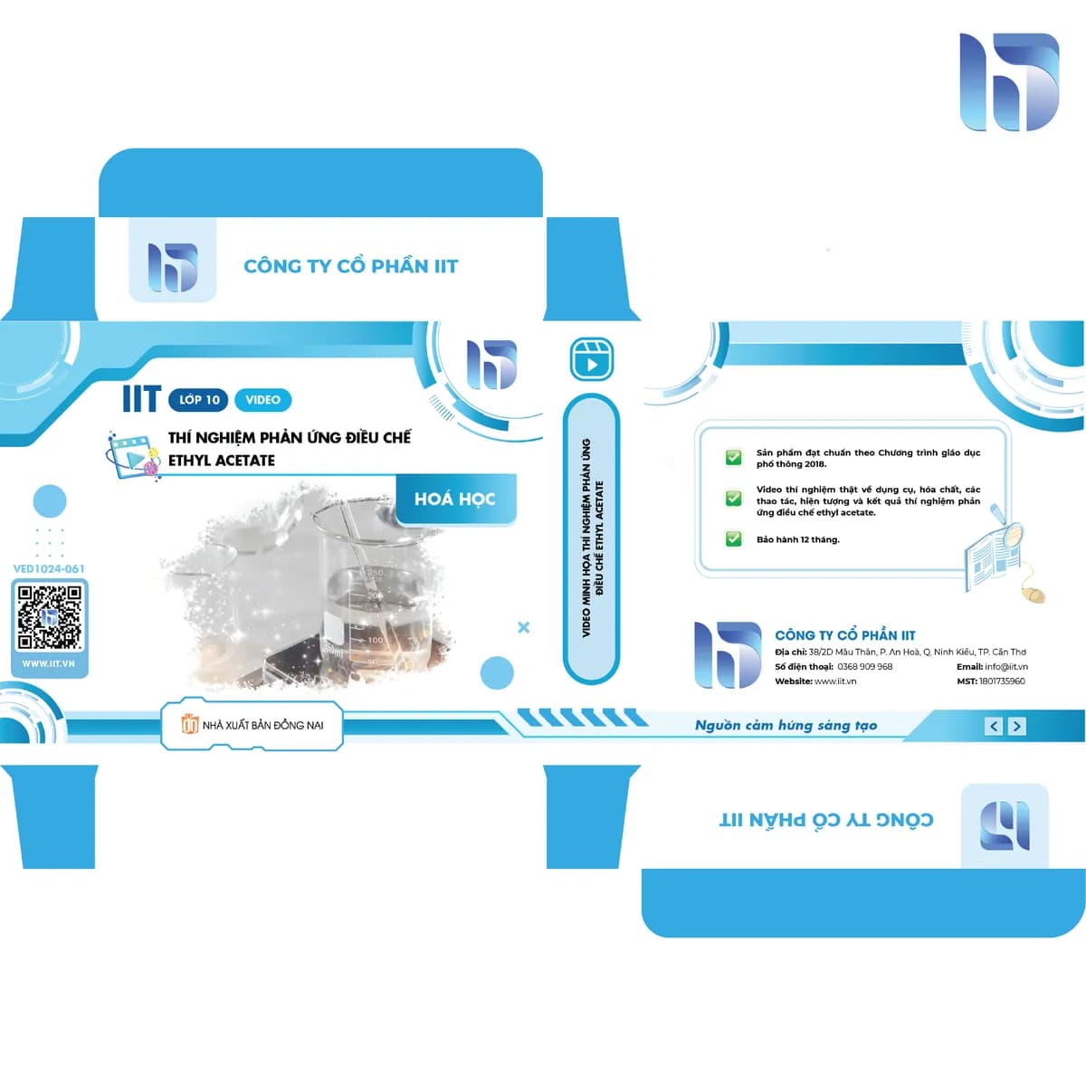 Video minh họa thí nghiệm phản ứng điều chế ethyl acetate