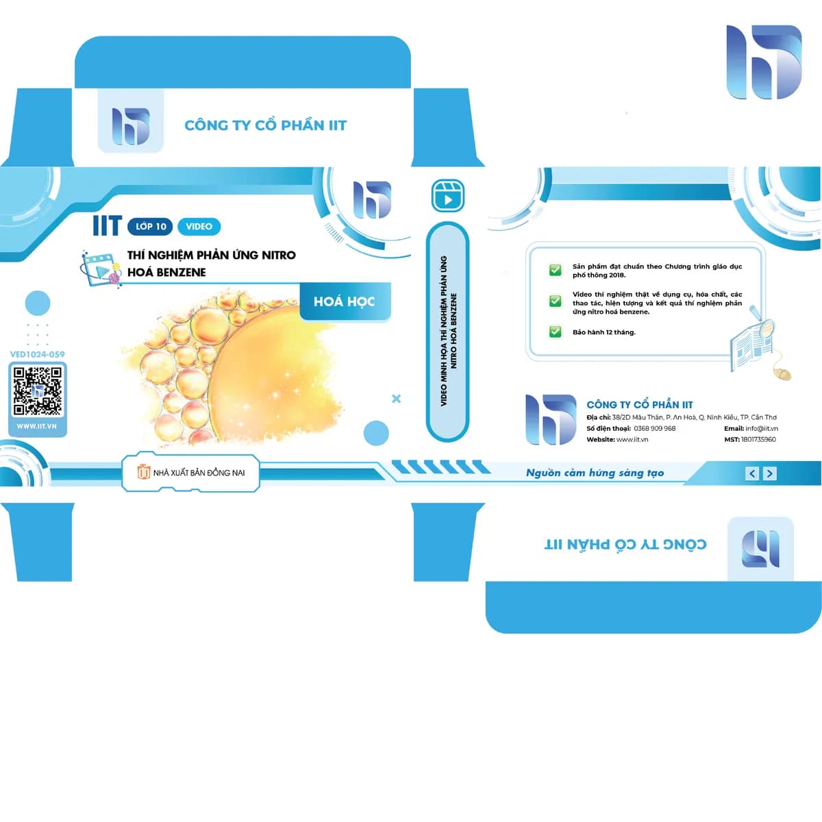 Video minh họa thí nghiệm phản ứng nitro hoá benzene
