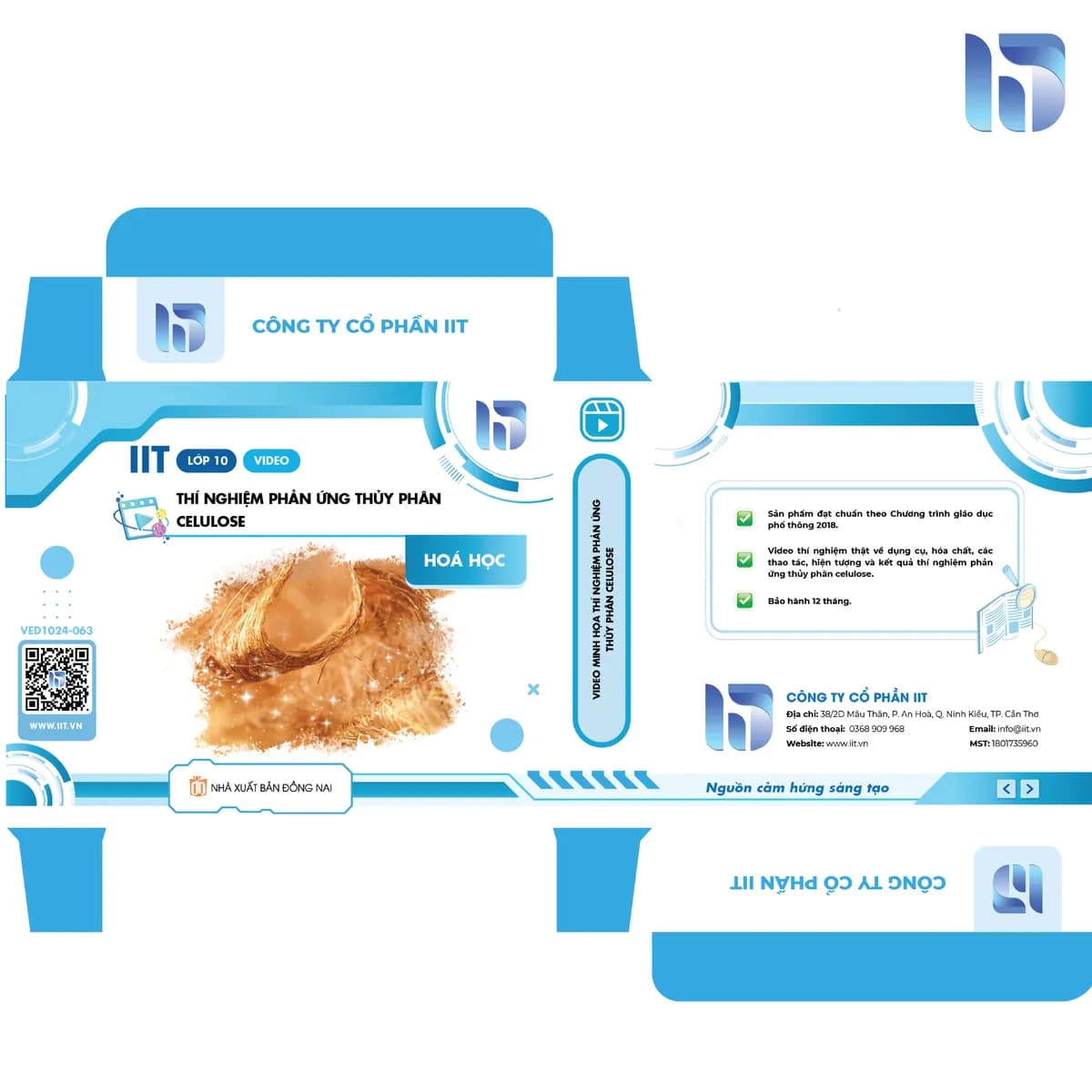 Video minh họa thí nghiệm phản ứng thủy phân celulose