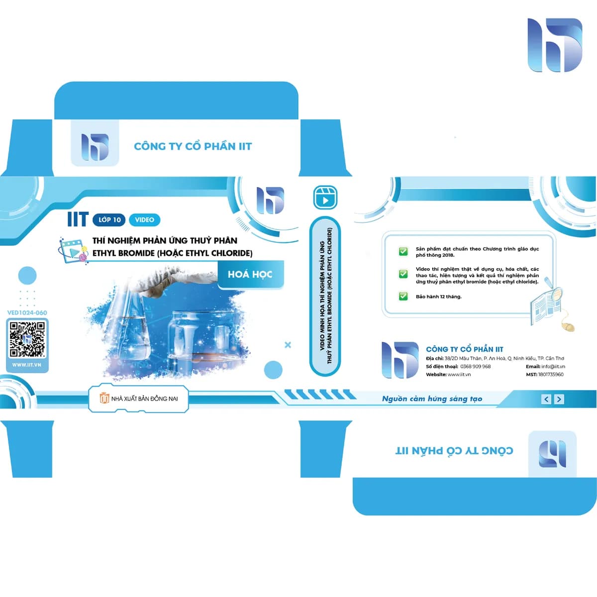 Video minh họa thí nghiệm phản ứng thuỷ phân ethyl bromide (hoặc ethyl chloride)