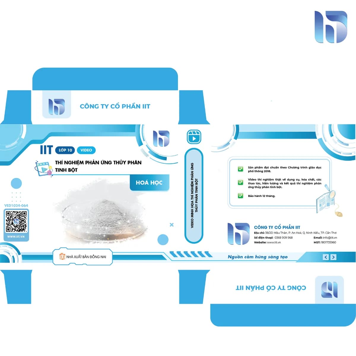 Video minh họa thí nghiệm phản ứng thủy phân tinh bột