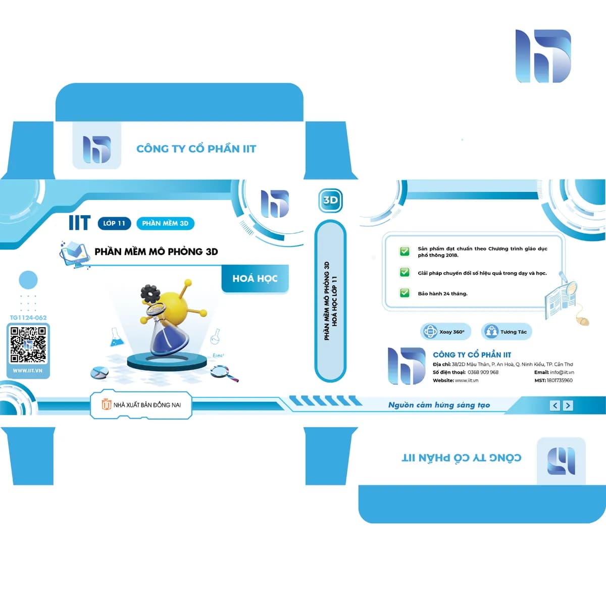 Phần mềm mô phỏng 3D - Hóa Học lớp 11