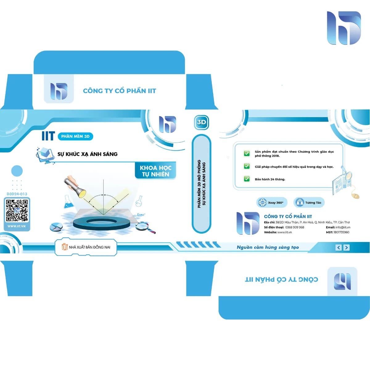 Phần mềm 3D mô phỏng sự khúc xạ ánh sáng