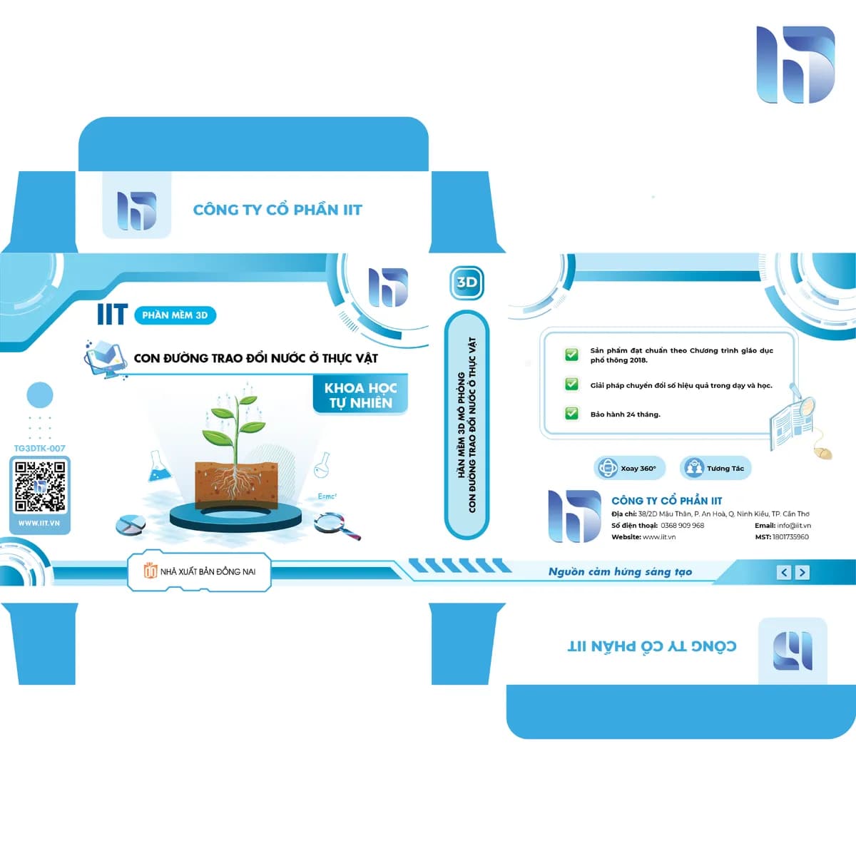 Phần mềm 3D mô phỏng con đường trao đổi nước ở thực vật