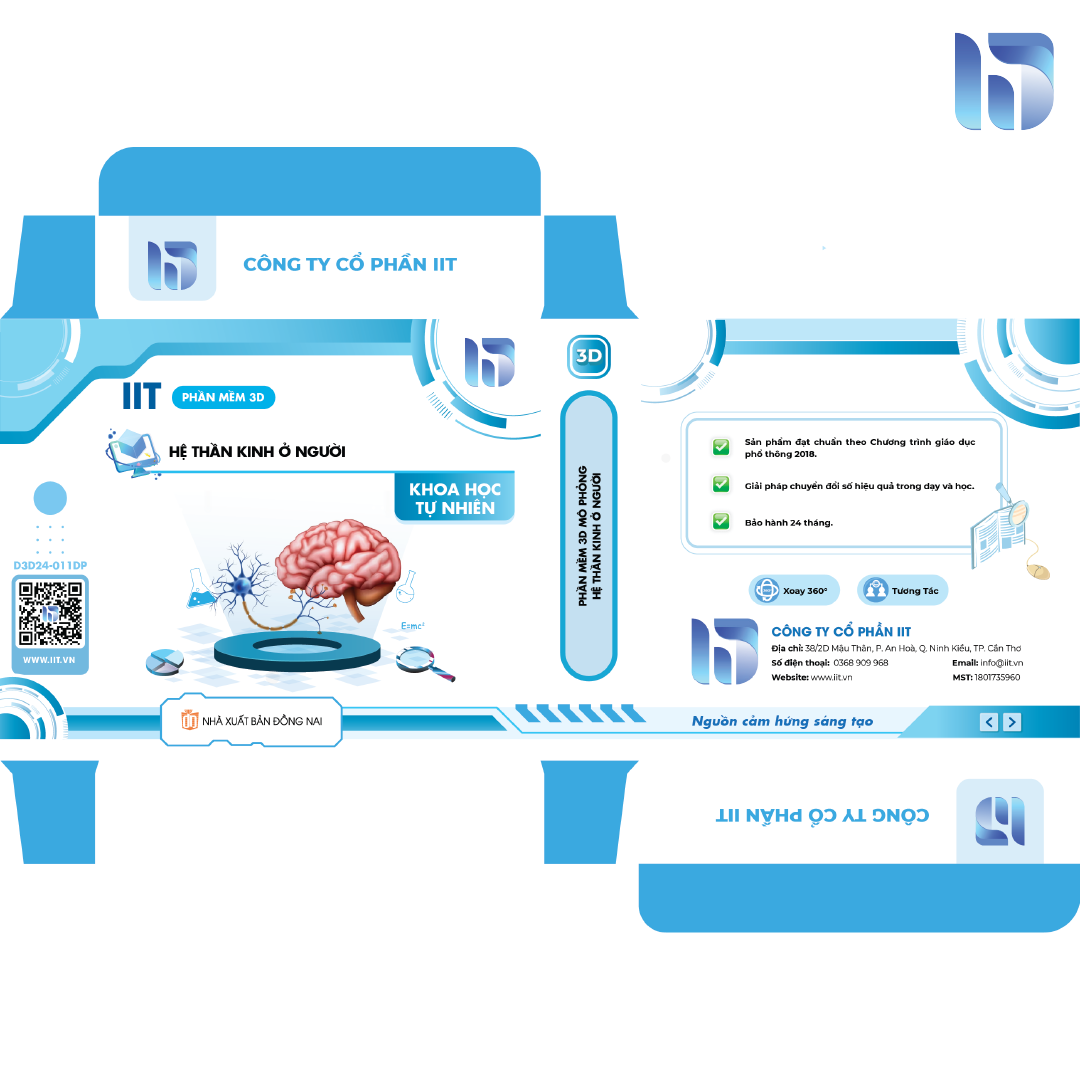 Phần mềm 3D mô phỏng hệ thần kinh ở người