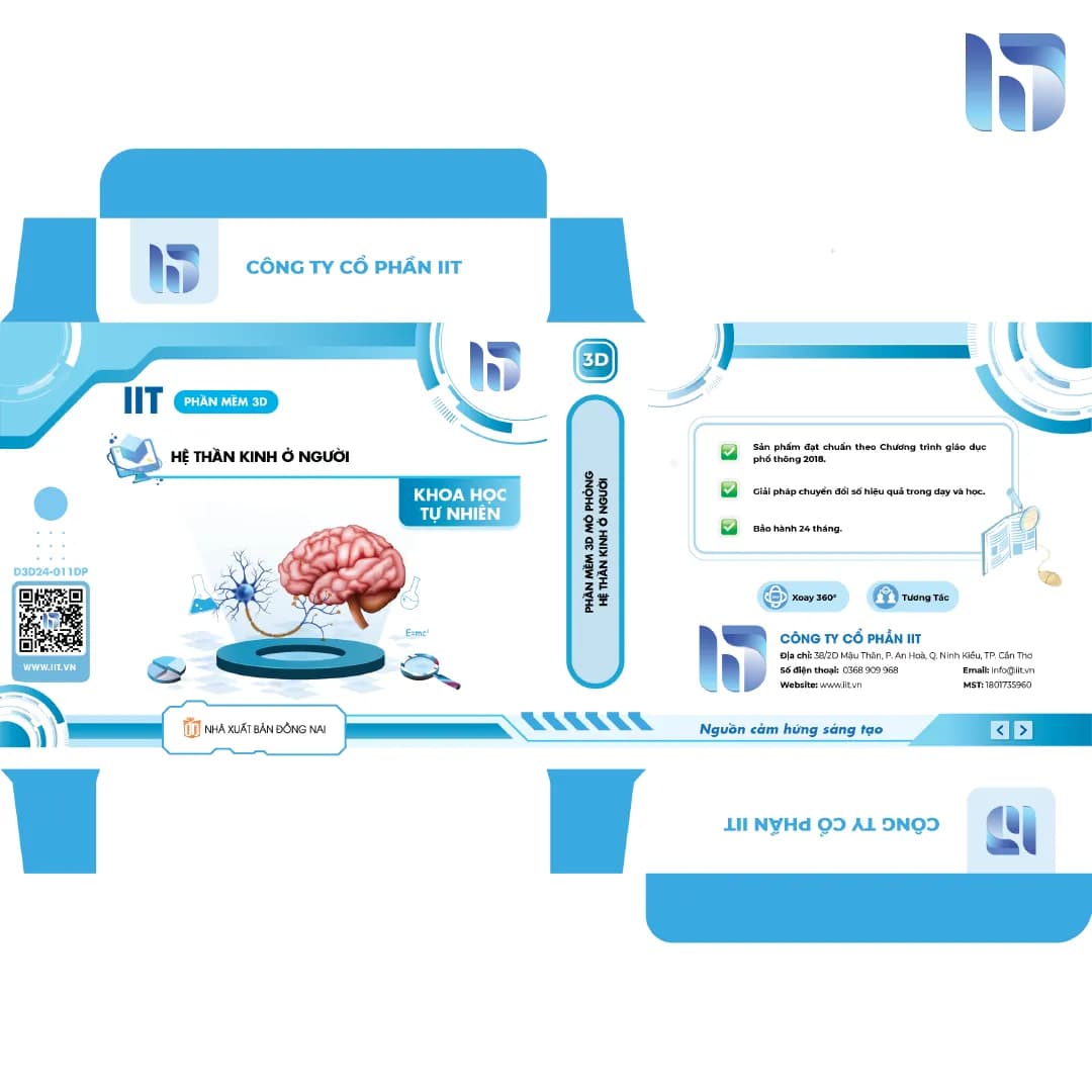 Phần mềm 3D mô phỏng hệ thần kinh ở người