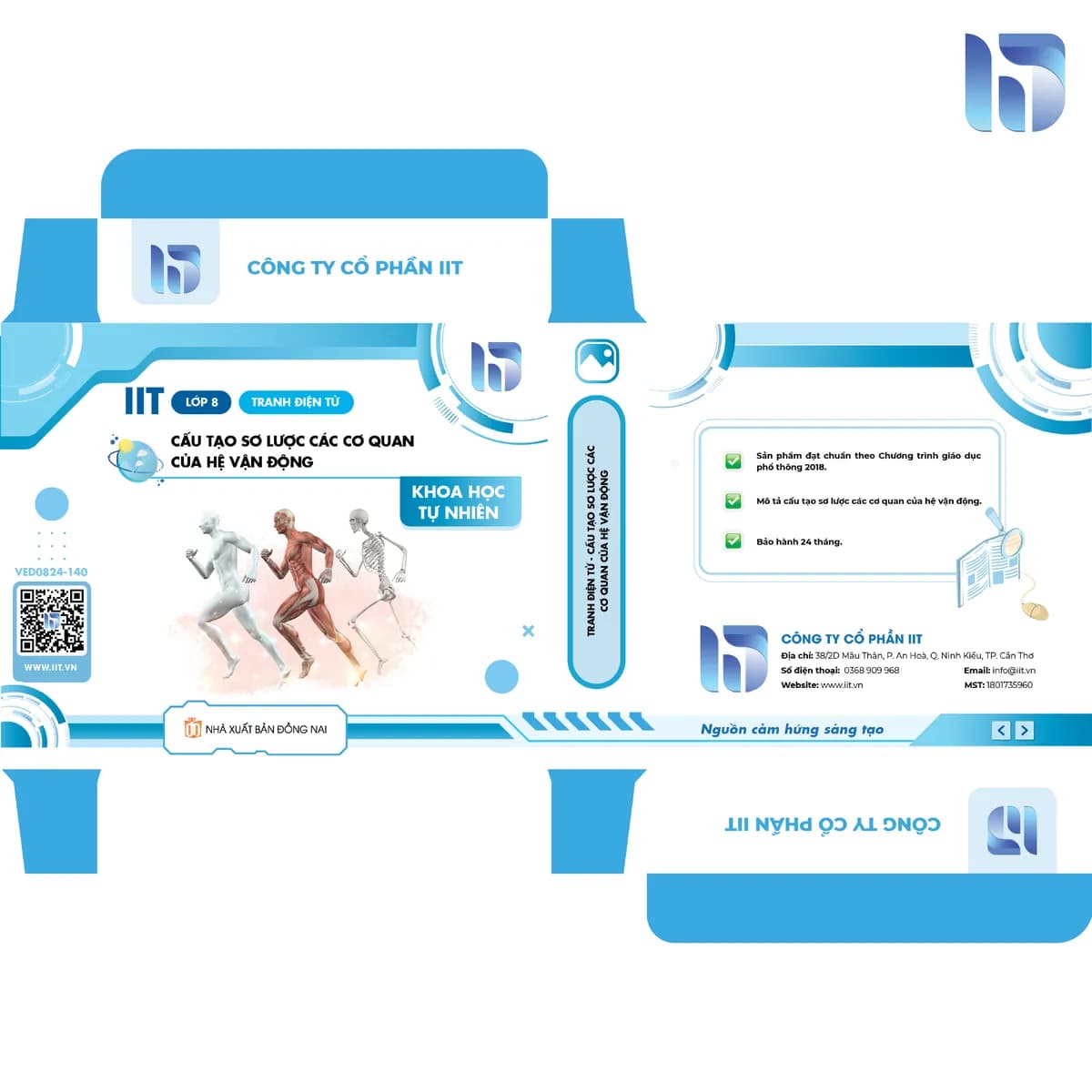 Tranh điện tử - Cấu tạo sơ lược các cơ quan của hệ vận động