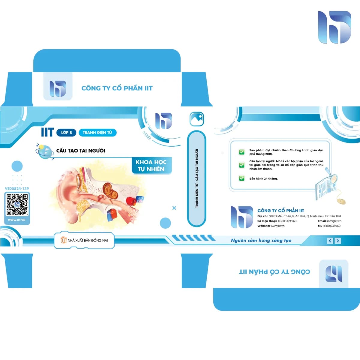 Tranh điện tử - Cấu tạo tai người