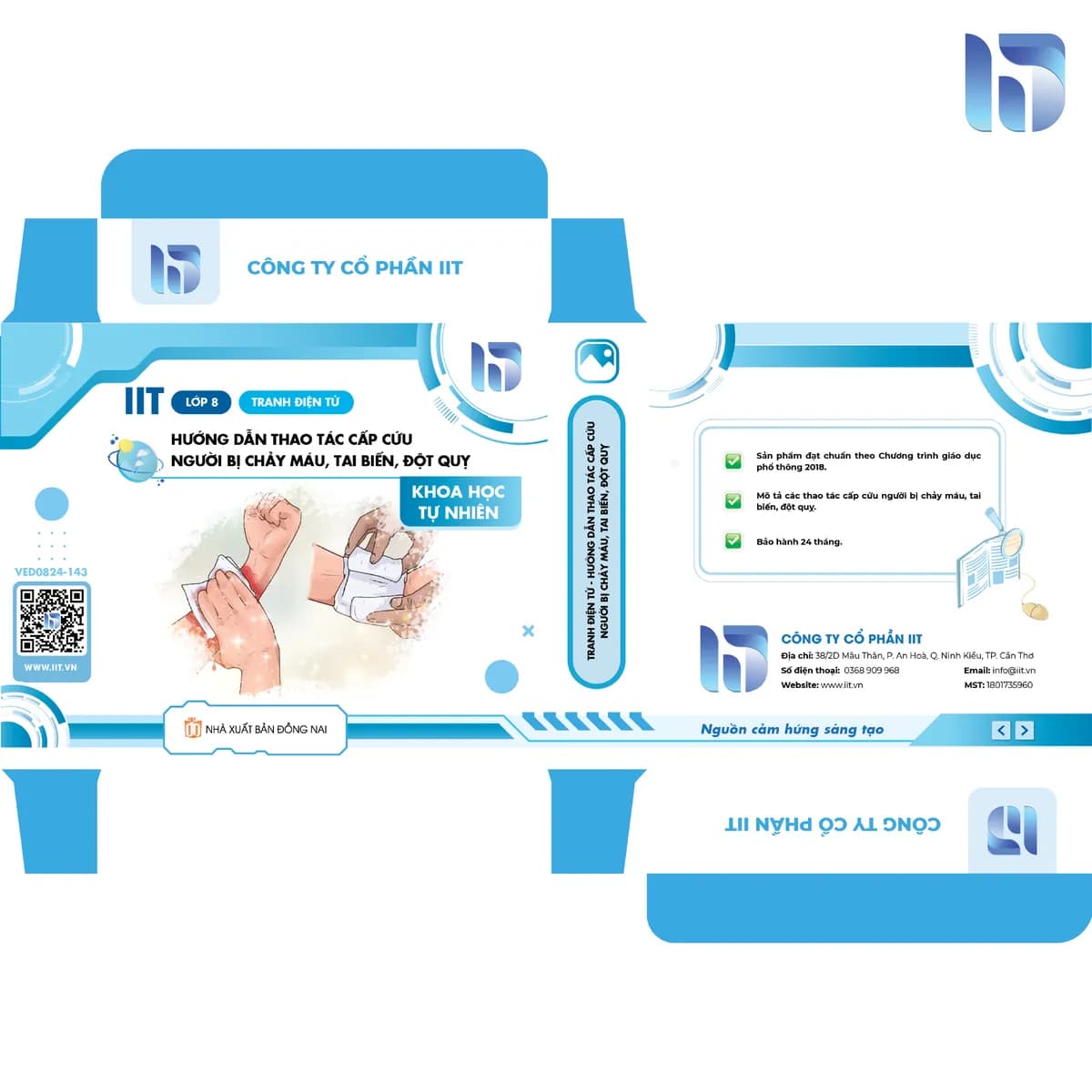 Tranh điện tử - Hướng dẫn thao tác cấp cứu người bị chảy máu, tai biến, đột quỵ