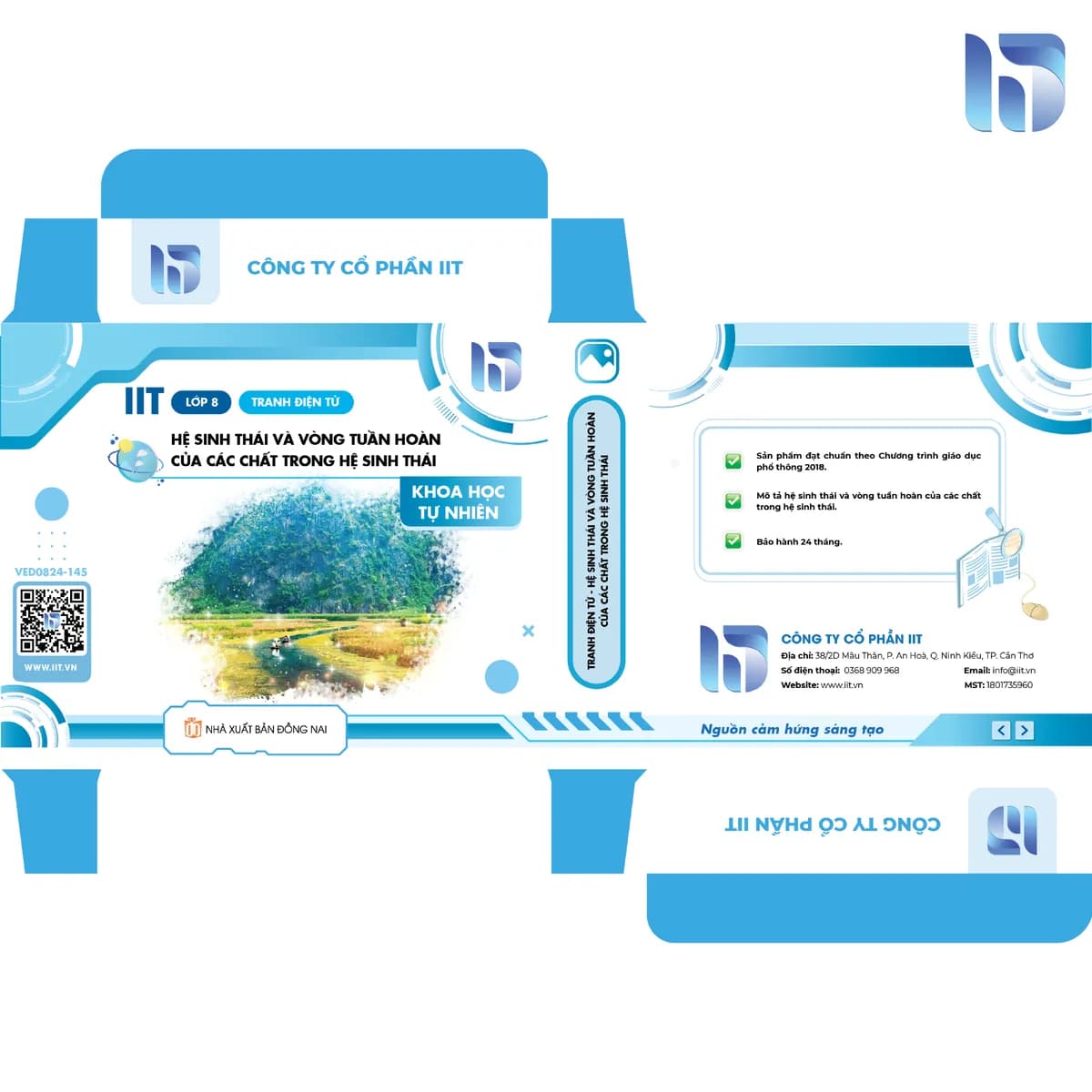 Tranh điện tử - Hệ sinh thái và vòng tuần hoàn của các chất trong hệ sinh thái