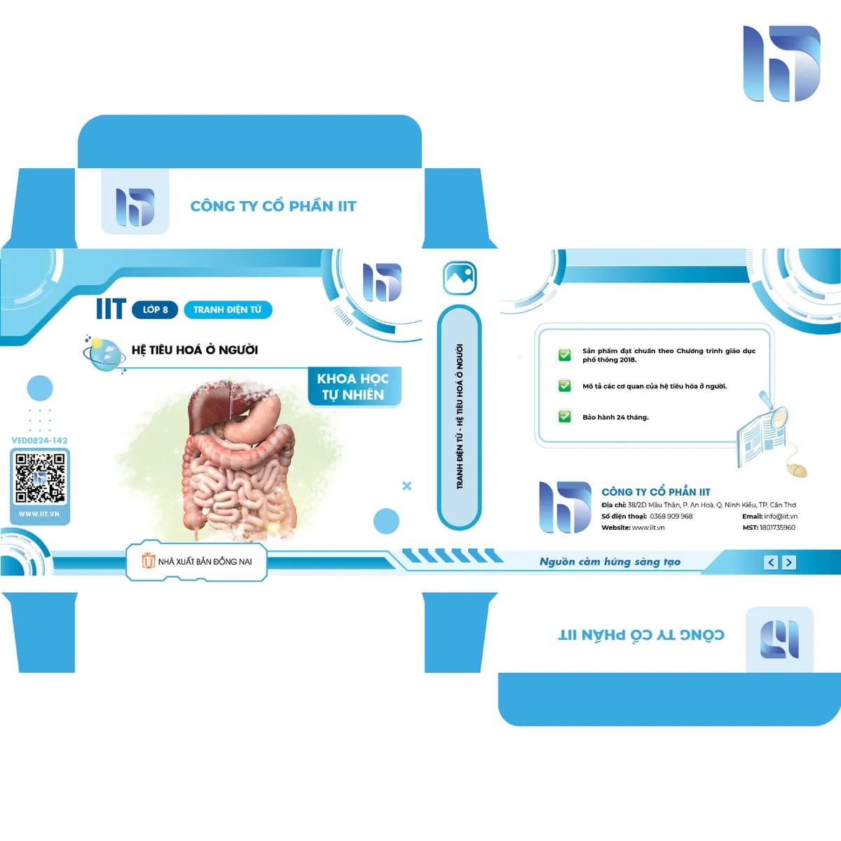 Tranh điện tử - Hệ tiêu hoá ở người