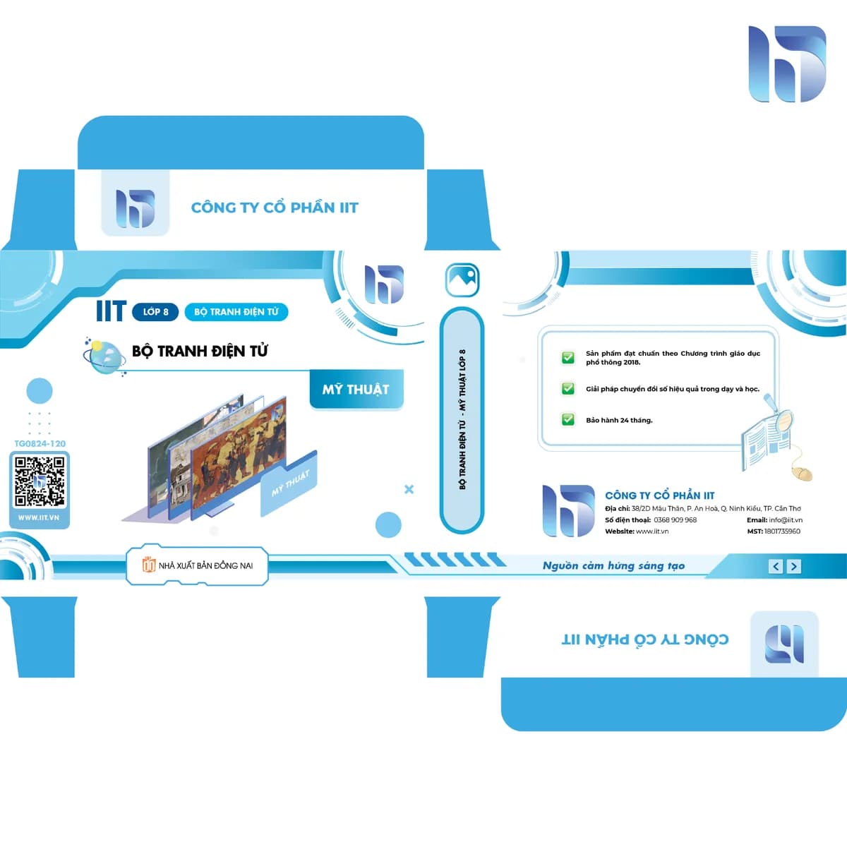 Bộ tranh điện tử  - Mỹ Thuật lớp 8