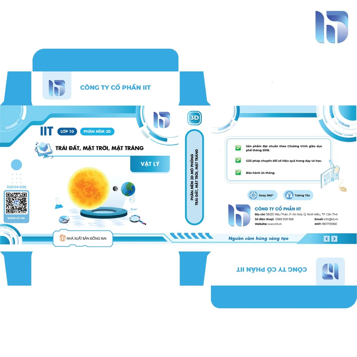 Phần mềm 3D mô phỏng Trái Đất, Mặt Trời, Mặt Trăng