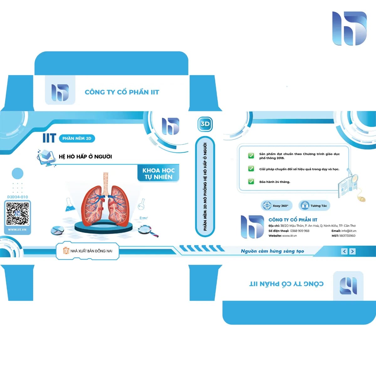 Phần mềm 3D mô phỏng hệ hô hấp ở người