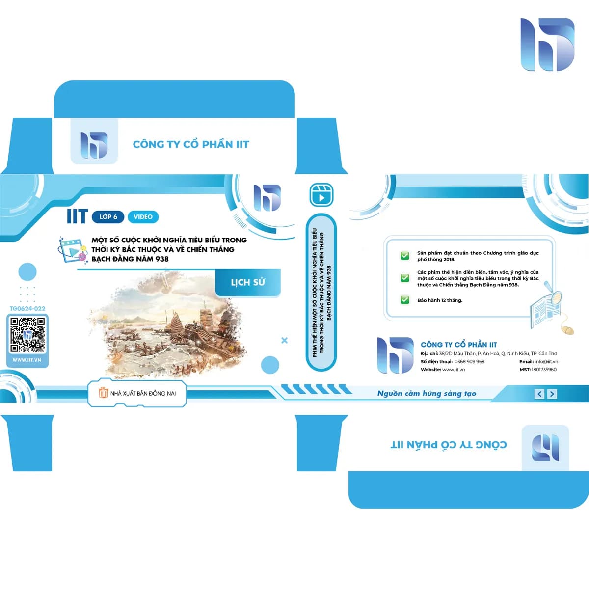 Video thể hiện một số cuộc khởi nghĩa tiêu biểu trong thời kỳ Bắc thuộc và về Chiến thắng Bạch Đằng năm 938