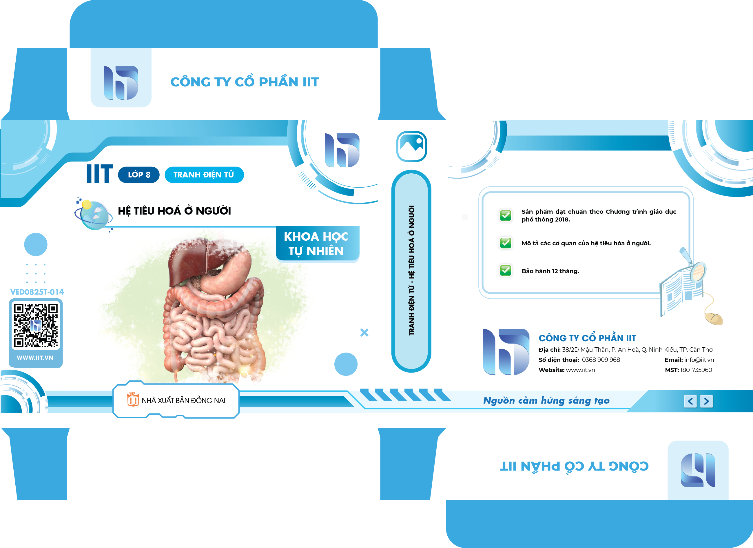 Tranh điện tử - Hệ tiêu hoá ở người