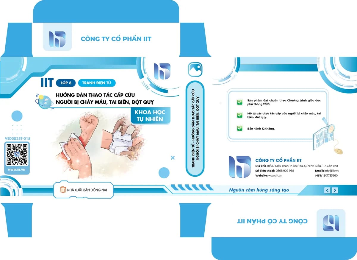 Tranh điện tử - Hướng dẫn thao tác cấp cứu người bị chảy máu, tai biến, đột quỵ